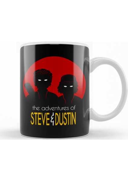 Stranger Things The Adventure Of Steve Dustin Kupa Bardak Porselen