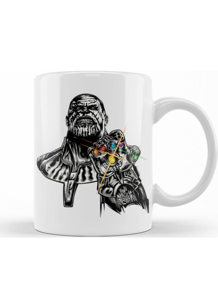 Thanos Infinity Gauntlet Avengers Infinity War Kupa Bardak Porselen