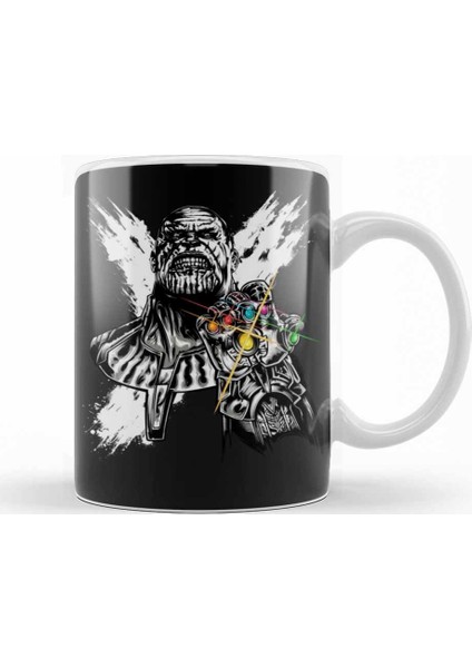 Thanos Infinity Gauntlet Avengers Infinity War Kupa Bardak Porselen