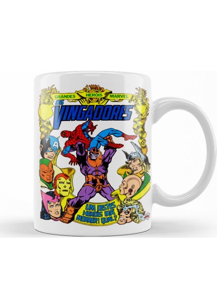 Thanos Vence Guerra Infinita Vingadores Kupa Bardak Porselen
