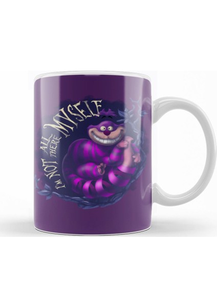 The Cheshire Cat Alices Adventures in Wonderland Kedi Kupa Bardak Porselen