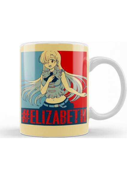 The Seven Deadly Sins Elizabeth Kupa Bardak Porselen