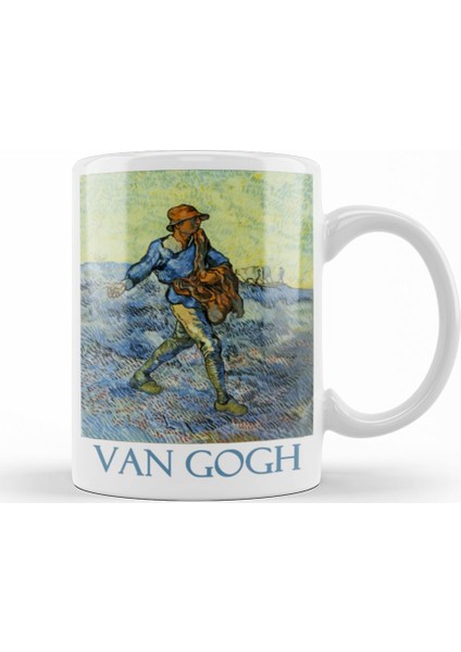 The Sower By Vincent Van Gogh Kupa Bardak Porselen