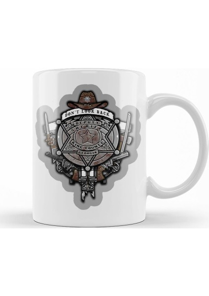 The Walking Dead Crest Kupa Bardak Porselen