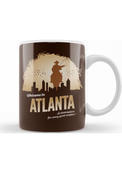 The Walking Dead Welcome To Atlanta Kupa Bardak Porselen