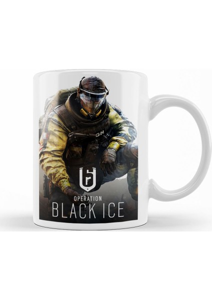 Tom Clancy's Rainbow Six Siege Kupa Bardak Porselen