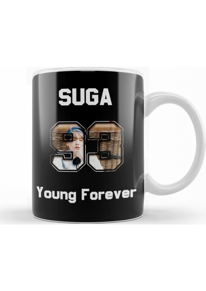 Bts Young Forever Suga Kupa Bardak Porselen