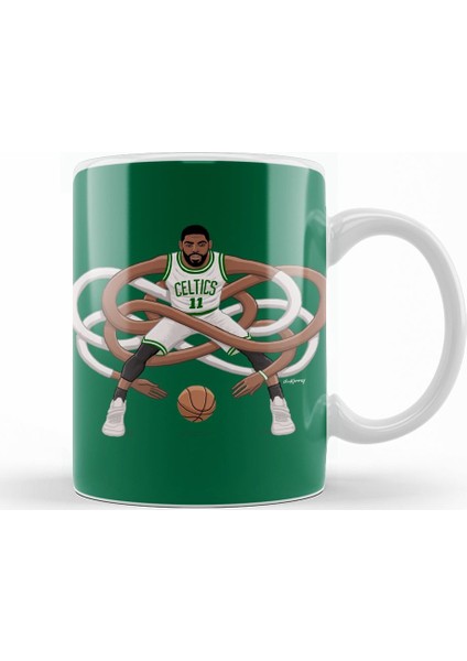 Gnarly Kyrie Celtics Kupa Bardak Porselen