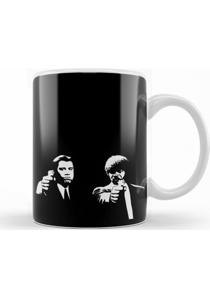 Pulp Fiction Vincent & Jules Kupa Bardak Porselen