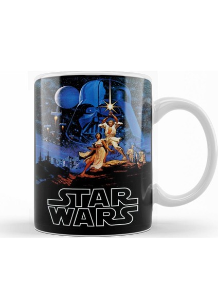 Star Wars Retro Kupa Bardak Porselen