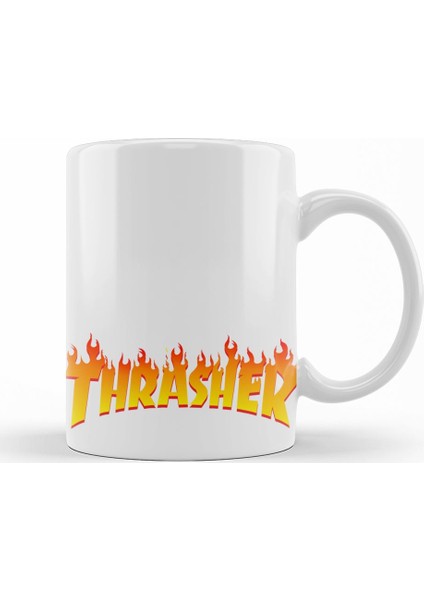 Transparent Thrasher Kupa Bardak Porselen