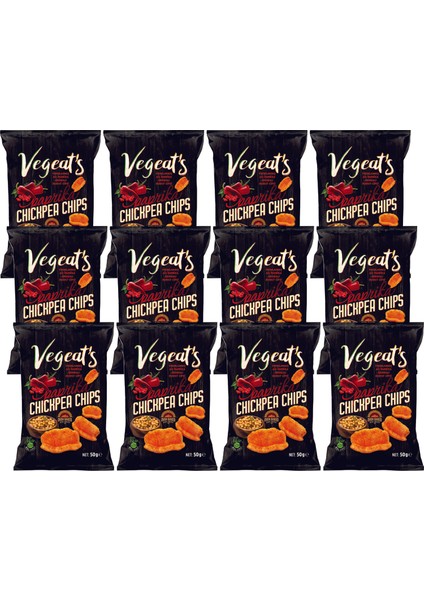 Acı Paprika Aromalı Nohut Cipsi 12 Paket