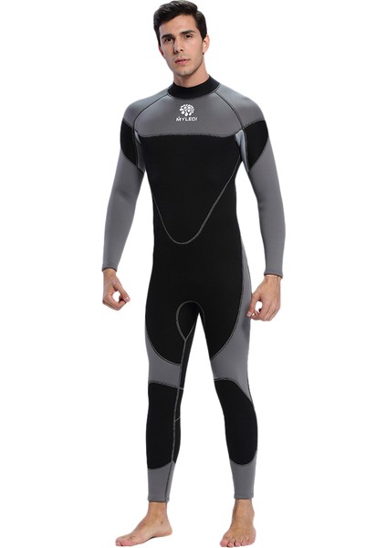 Erkekler 3 mm Neopren Wetsuit Sörf Yüzme Dalış Takım