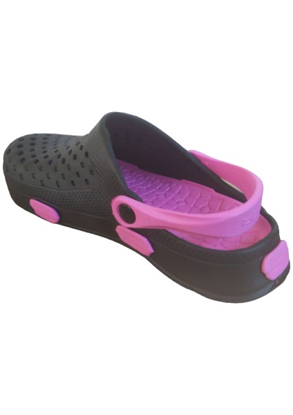 Crocs 9624 Sabo Kadın Siyah-Pembe Terlik modelleri
