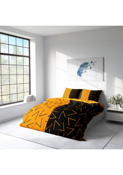 Gold Sembol 3D Pamuk Saten Çift Kişilik Nevresim Takımı fiyatları