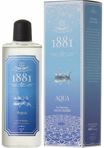 Aqua Les Hommes 80 Derce Kolanya 250 ml Cam Şişe