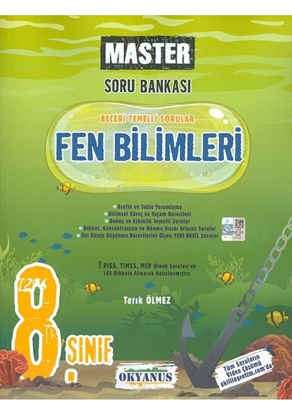 Master 8 Fen Bilimleri Soru Bankası