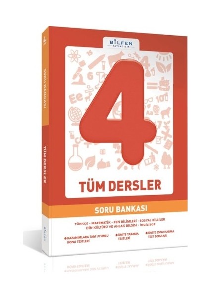 Bilfen Yayınları 4. Sınıf Tüm Dersler Soru Bankası 2020 Yeni Müfredat