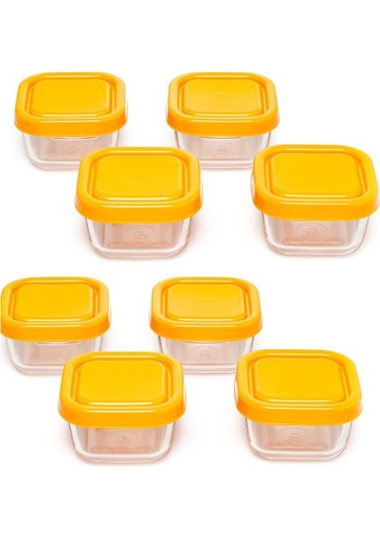 53223 Snowbox 8'li Cam Saklama Kabı 275 cc