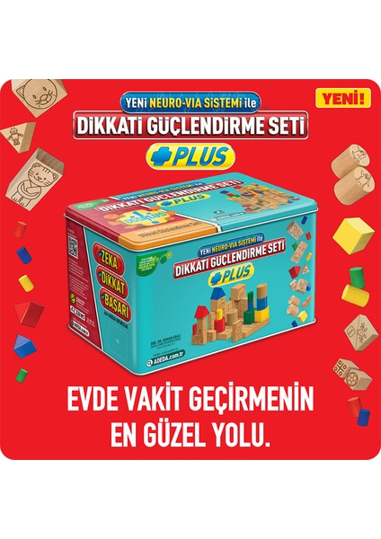 Dikkati Güçlendirme Seti Plus - + 5 Yaş