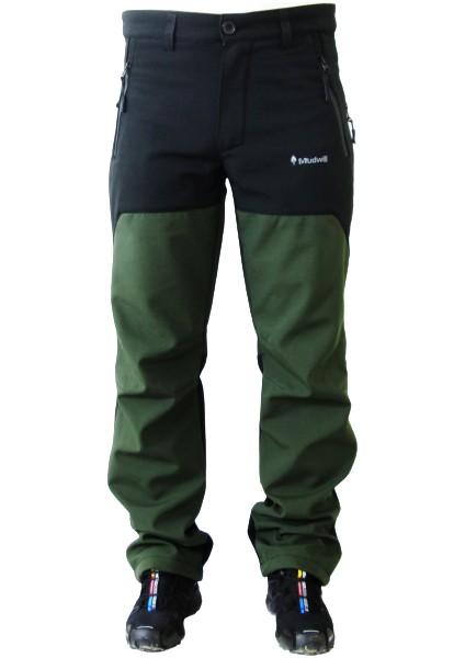 Outdoor Softshell Erkek Pantolon - Haki