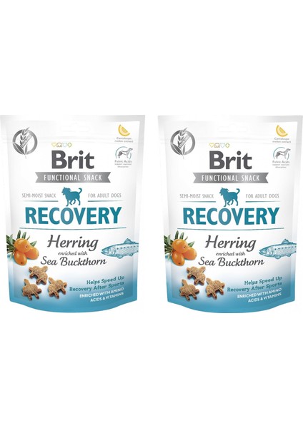 Brit Functional Snack Recovery Ringa Balığı &krill Köpek Ödül 2li