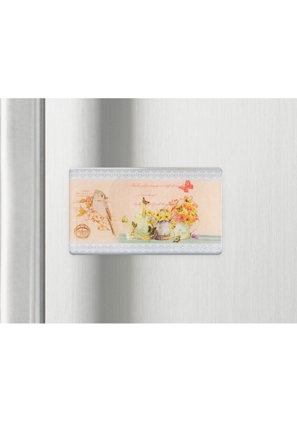 Buzdolabı Magneti - Çiçek modelleri