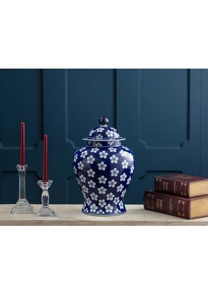 Troyes Bleu Blanc Dekoratif Obje