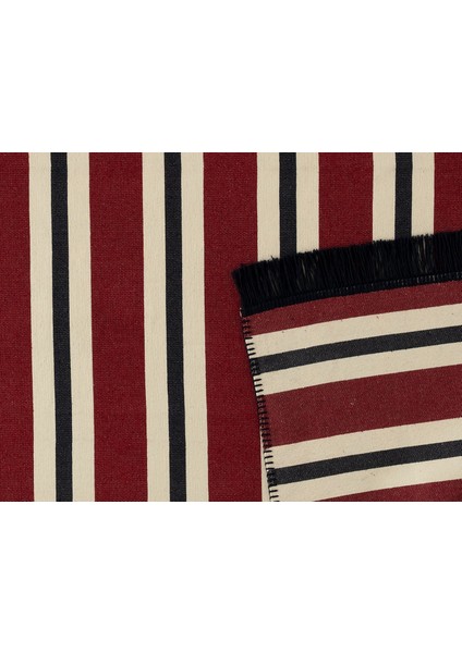 Amelie Saçaklı Dokuma Kilim - Kırmızı - 60x100cm fiyatları