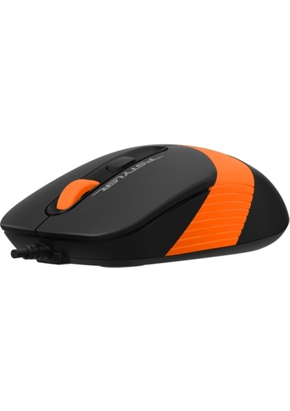 FM10 USB 1600DPI Siyah - Turuncu Mouse