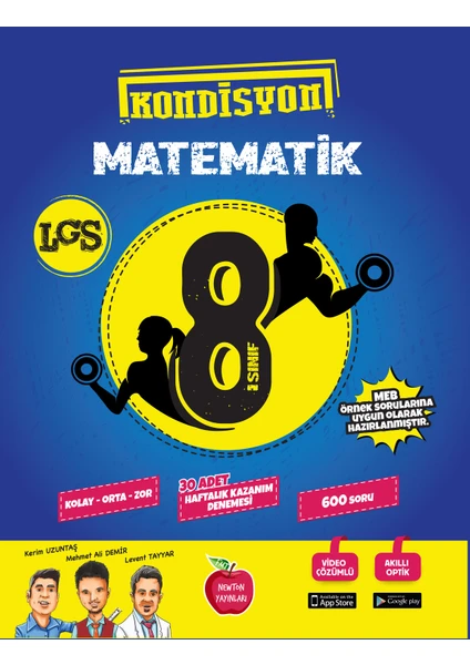 Newton Yayınları 8. Sınıf Kondisyon Matematik 30 Adet Kazanım Deneme