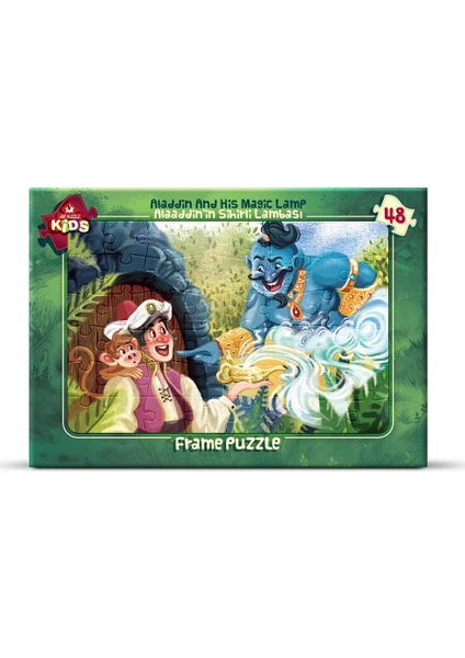 Art Çoçuk Frame Puzzle Alaaddin'in Sihirli Lambası 48 Parça