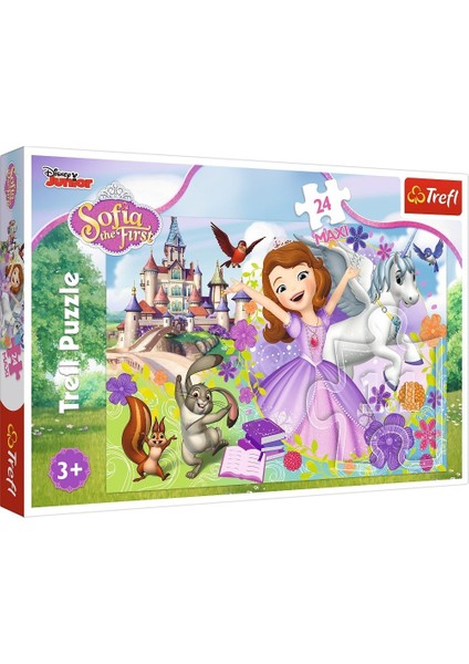 Disney, Sofia The First - 24 Parça Dev Puzzle