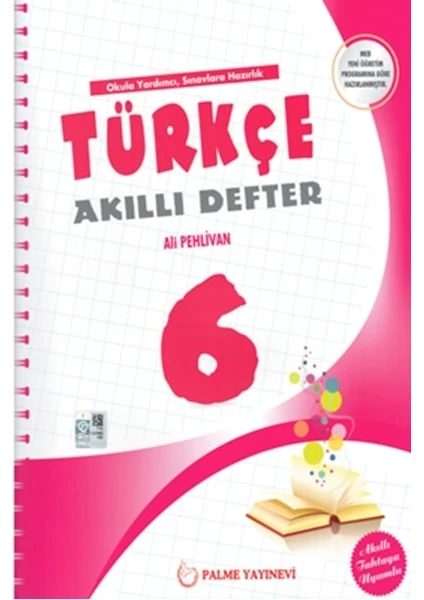 Palme Yayıncılık 6. Sınıf Türkçe Akıllı Defter