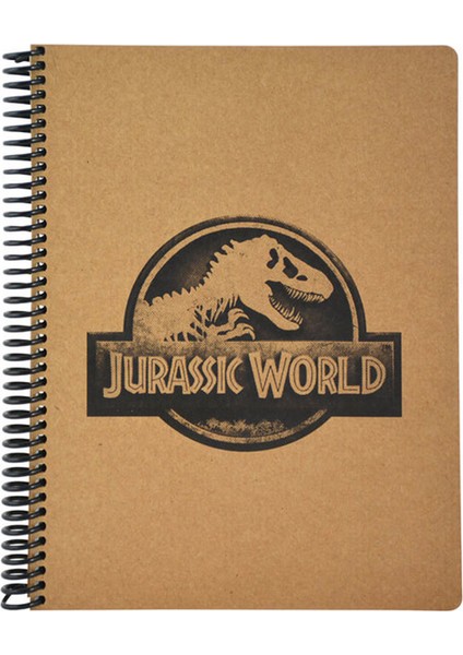 Jurassic World Kraft Defter 100 Yaprak Çizgili 19 x 26 cm