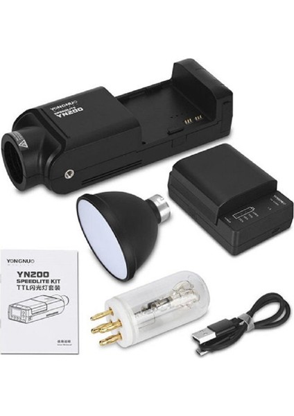 YN200 Kit Bataryalı Taşınabilir Flaş (200W)