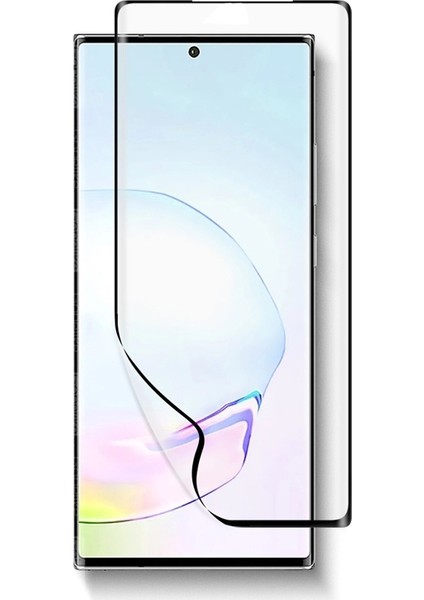 Samsung Galaxy Note 20 Ultra Full Kapatan Fiber Nano Ekran Koruma Siyah