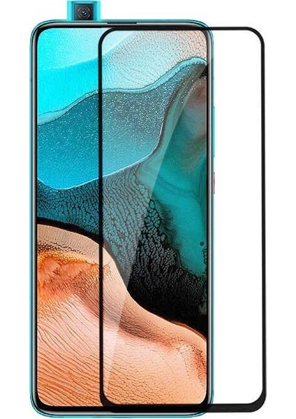 Xiaomi Poco F2 Pro Full Kapatan Fiber Nano Ekran Koruma Siyah