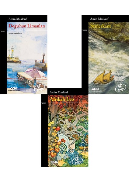 Doğu'nun Limanları - Semerkant - Afrikalı Leo - 3 Kitap - Amin Maalouf