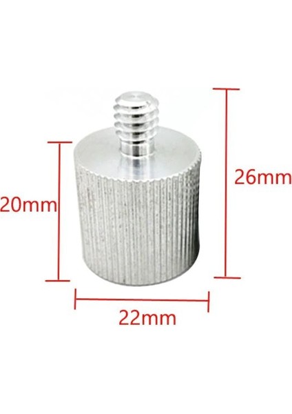 Vida Adaptörü 5/8" Tripod Vidasını 1/4" Dönüştürücü