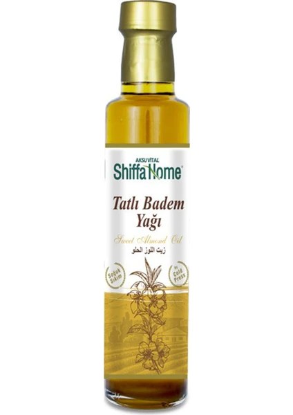 Shiffa Home  Tatlı Badem Yağı Cam Şişe 250ML