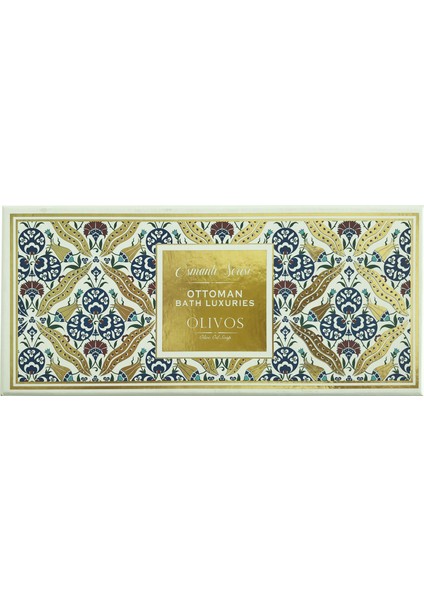 Osmanlı Serisi Desen 1 Zeytinyağı Sabunu + Granül Sabun 250 gr + 100 gr