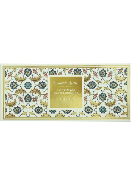 Osmanlı Serisi Desen 4 Zeytinyağı Sabunu + Granül Sabun 250 gr + 100 gr