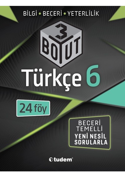 Tudem Yayınları 6. Sınıf 3 Boyut Türkçe