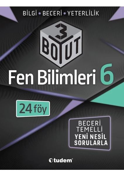 Tudem Yayınları 6. Sınıf 3 Boyut Fen Bilimleri