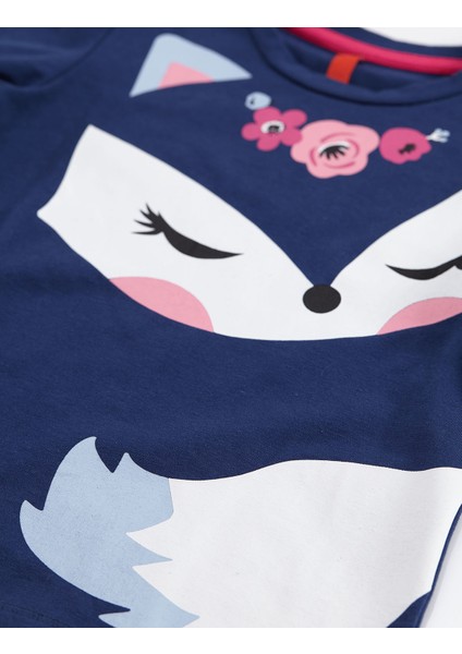 Cute Fox Kız Çocuk T-shirt Pantolon Takım