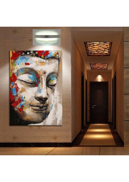Buddha Feng Shui Buda Kanvas Tablo fngs8-70 x 100 cm