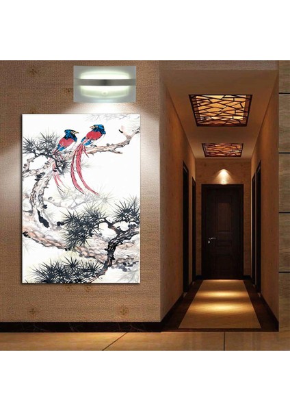 Kuşlar Feng Shui Kanvas Tablo fngs3-70 x 100 cm