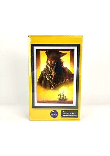 Puzzle Kaptan Jack Sparrow 280 Parça 35 x 50 cm