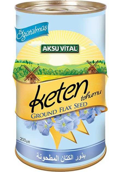 Aksu Vital  Öğütülmüş Keten Tohumu 200 gr